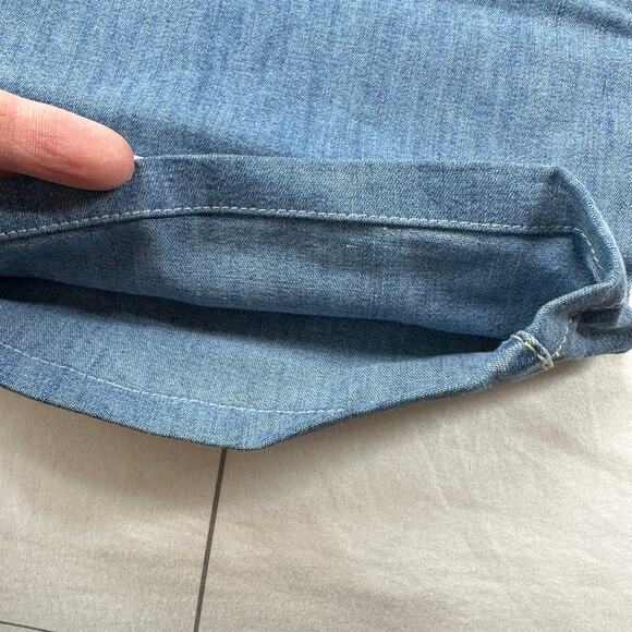 Brax Jeans Mens 34 Blue Light Cadiz Straight Leg Lightweight Stretch Casual - Picture 13 of 13